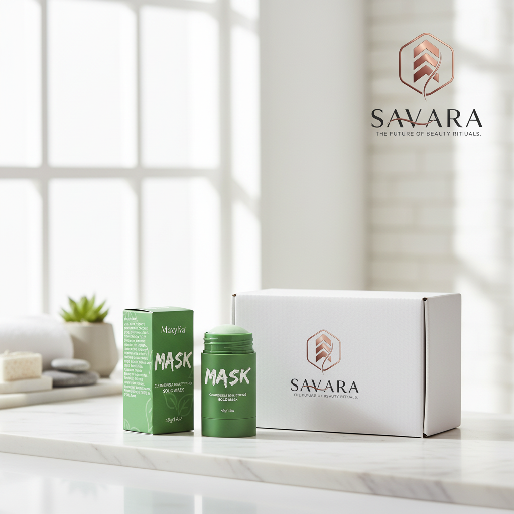 Premium unboxing photo with Savara branded box
