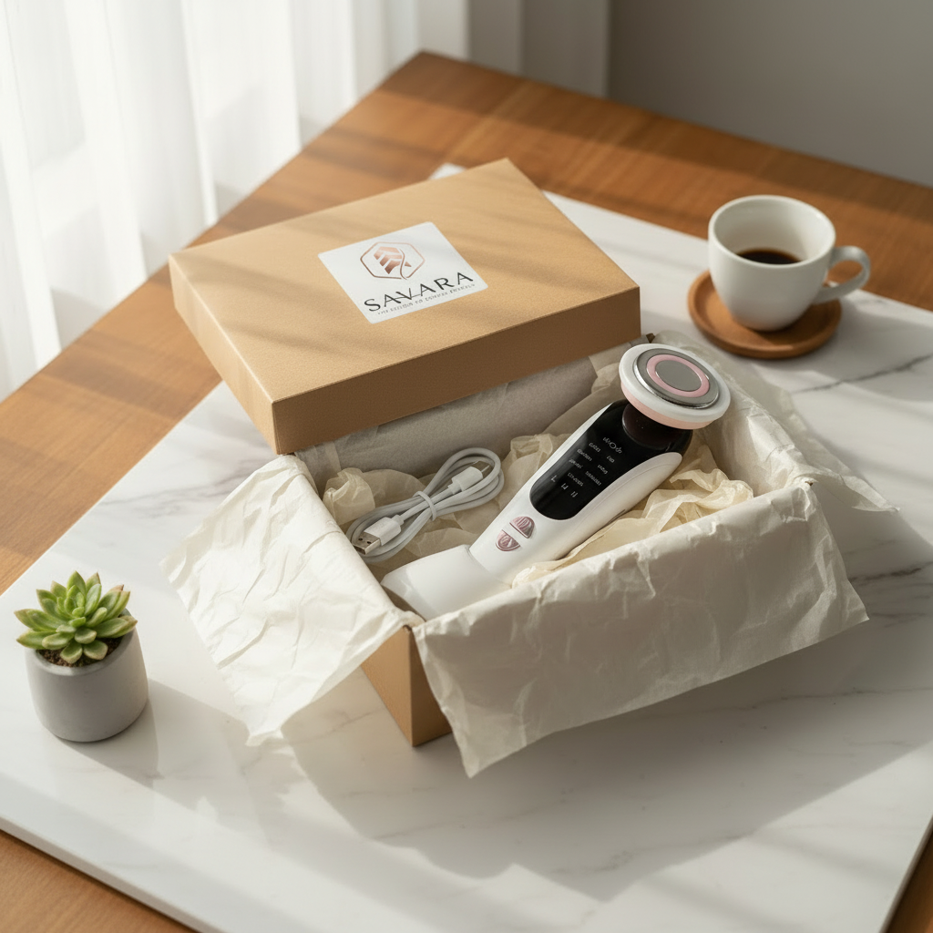 Savara FacialFusion Unboxing - 1:1 Crop